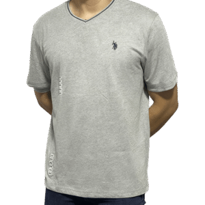 Camiseta Polo Color Gris